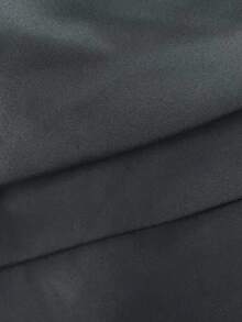 Men's Lightweight Straight Leg Pants, Boyfriend Style With Zipper Pockets, Solid Color Drawstring Waist, Comfortable Breathable Suitable For Outdoor Activities, Casual Wear, Street Fashion, Retro, Vacation, Country, Hip-Hop - Grey - View 7