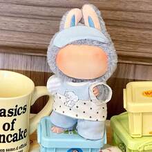 3pcs Doll Pajama Set (Eye Mask + Top + Pants) - Soft & Cute, Fits 5.91-6.69 Inch Dolls, Ideal Doll Fashion Accessory, Also A Great Birthday/Christmas Gift For Doll DIY Enthusiasts And Home Decor Lovers. - Multicolor - View 11
