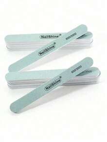 20 件指甲抛光块套装，指甲油抛光块，适用于天然亚克力指甲抛光机，指甲油抛光块，指甲油锉，天然指甲护理工具，600 3000 粒度 - 彩色 - 查看 4