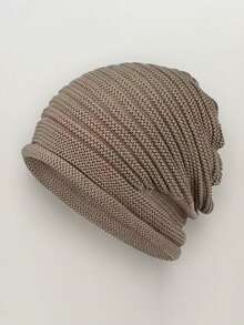 Neue Herbst/Winter gestrickte Beanie Mütze, warme Strick Kappe mit Umschlag, Unisex Ski Mütze, Radfahren Kopfbedeckung, Mütze für kaltes Wetter