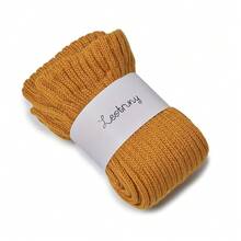 Leotruny Women's Winter Over Knee High Footless Socks Knit Leg Warmers - Yellow - View 6