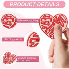 20 Pcs Iron On Patches Clothes Hats - Christian Bible Verse Embroidered Trucker Hat Patches Sew On Applique Jeans Backpack