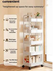 5/4/3-Tier Rolling Storage Cart, Underwear Organizer, Thick Tubes, Strong Load-Bearing Capacity, Multi-Layer Storage Rack, Suitable For Kitchen, Bedroom, And Outdoor Camping, Plastic Design, Multifunctional Storage Cart | Stylish Modern Shelf | Sturdy Storage Rack, Great For Halloween, Christmas Gifts