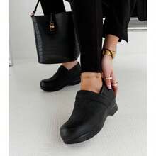 Black Platform Montoro Casual Women Oxfords Shoes - Black - View 2