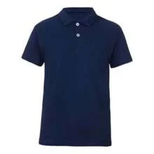 Young Boys Polo Shirts - Navy Blue - View 2