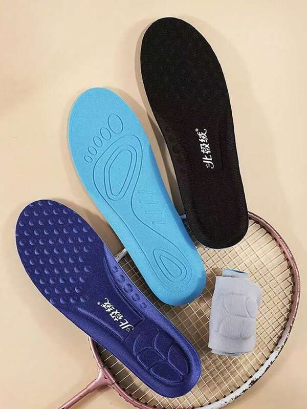 QKC 1 para wkładek sportowych unisex, żelowe wkładki do biegania, amortyzujące wkładki do butów dla mężczyzn i kobiet, pielęgnacja stóp