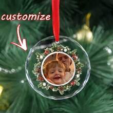 Personalisierter weißer Acryl-Rentier-Anhänger mit personalisiertem Namen und Datum, Weihnachtsdesign - minimalistischer & niedlicher Stil, ohne Beschichtung, geeignet für alle Jahreszeiten, ideal für Karneval und Weihnachtsbaum-Dekoration, personalisiertes Geschenk für sie, Freundin, Freund, Freunde - ohne Seil - Verschiedenfarbig - Übersicht 2