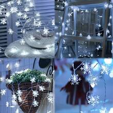1 Piece Charming Snowflake LED Fairy Light String, Battery-Powered, Snowflake String Light, Very Suitable For Decorating Living Room, Bedroom, Staircase Handrail, Christmas Tree, Bedroom Party, Wedding, Christmas Party (Battery Not Included)Christmas Decoration XMAS Decor Christmas Tree Gift Decor Thanksgiving Wedding Home Decor Home Decor Fall Decor Autumn Decor Birthday Decorations For Gifts Party Supplies Indoor Outdoor Garden Holiday Festival Decor Halloween Decor Wall Decor Halloween Ornaments
