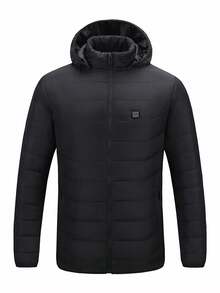 USB Heated Full Body Heating Jacket With Detachable Hood, Women's Warm Coat For Winter, Suitable For Cycling, Hiking, Travel, Trekking, Halloween & Christmas Gifts