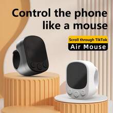 Mouse Ring Remote Control With Touchpad,Smart Automatic Screen Clicker Device,Continuous Clicker,Scrolling Ring Remote Control Scroller Page Turner,Bluetooth Selfie & Video Recording Remote,Music Control For IPhone,IPad,Android,Smartphone,‌Christmas Gift,The Battery Capacity Is 100mAh.