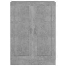 Librería Larryhot Gris Hormigón 82,5x30,5x115 cm Madera industrial, resistente y duradera, fácil de montar, estilo decorativo, adecuadA, Para guardar adornos, figuras, libros, pequeños objetos, etc. - Gris - Ver 6