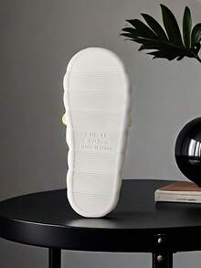 1 par de pantuflas de casa abiertas de lino con lazo, unisex, lindas, aptas para todas las estaciones