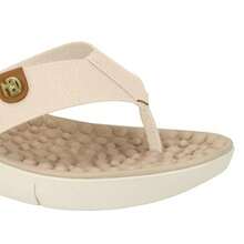 Modare Ultraconforto Women's Comfort Flip-Flops With Massaging Insole For Fasciitis Spurs - Rượu sâm banh - Xem 2