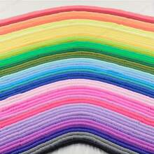 60 Strands 24000pcs 6mm Flat Round Polymer Clay Heishi Beads, Vibrant Colors, DIY Handmade Bracelet Necklace Jewelry Making Craft Supplies, Soft Clay Material, Art & Craft Beading Supplies