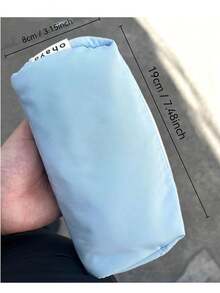 Ins-Inspired High-Quality Solid Color Pencil Case, Dirt-Resistant Black, Large Capacity Student Stationery Storage Bag - Multicolor - View 2