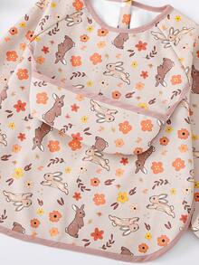 Baby Long Sleeve Bib, Infant Feeding & Painting Smock Apron - Multicolor - View 5