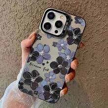 Suitable For IPhone 16PROMAX 11 12 13PROMAX 14PROMAX 15 IMD Material - Black - Transparent  Pattern Star Phone Case - Black - View 2