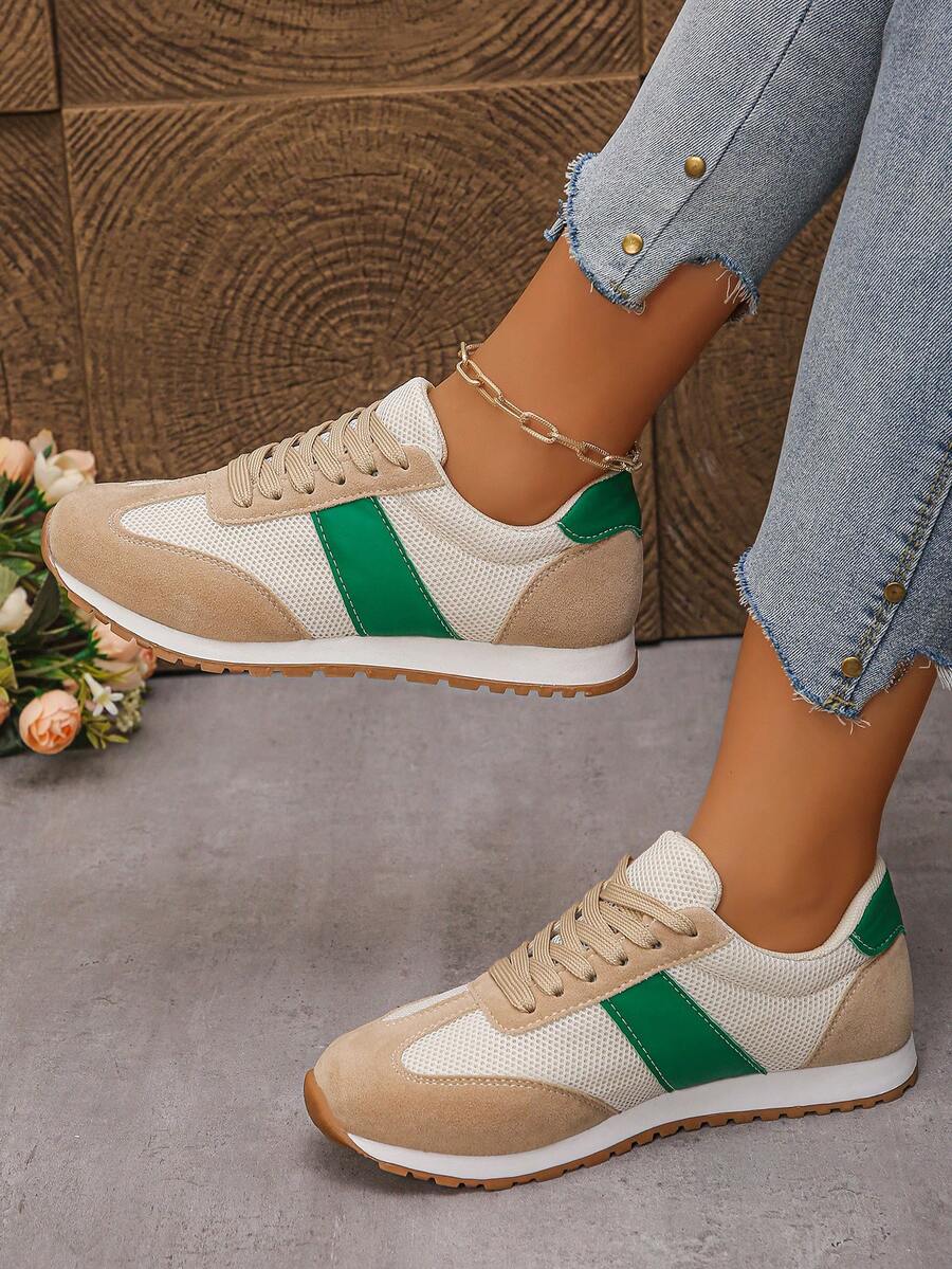 女士时尚休闲平底鞋，女士派对和运动运动鞋，新款舒适运动鞋