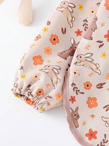 Baby Long Sleeve Bib, Infant Feeding & Painting Smock Apron - Multicolor - View 6