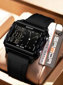 SANDA. SANDA 6273 Fashion Electronic Watches For Man Luminous Calendar Waterproof Clock Outdoor Sports Casual Ladies Digital Wristwatch - One Size - View 12