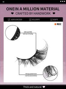 5 Pairs 3D Faux Mink Cat Eye False Eyelashes - Hypoallergenic Fluffy Lightweight Natural-Looking Lashes For Dramatic Foxy Eyes