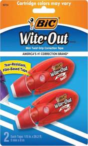 BIC Wite-Out Brand EZ Correct Correction Tape, 198 Feet, 4-Count Pack Of White Correction Tape, Fast, Clean And Easy To Use Tear-Resistant Tape Office Or School Supplies - Màu B - Xem 4