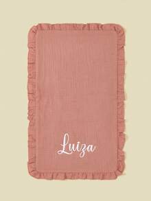 1 chiếc khăn lau miệng cho bé mềm mại và thoáng khí, thêu chữ theo yêu cầu, thấm hút tốt, phù hợp cho cả bé trai và bé gái, dùng được quanh năm, phụ kiện cho bé. - Nhiều màu - Xem 11