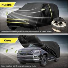 Funda de Coche SUV, Impermeable Portátil con Forro de Algodón ,Anti-, Resistente a Aranazos y Nieve (485 * 190 * 185cm) - 1 - Ver 6