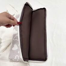 纯色简约奢华星形图案笔记本电脑/平板电脑保护套，多种尺寸可选 - 藕粉色 - 查看 9