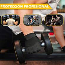 Guantes de Fitness,Guantes de Fitness para Hombres,Guantes de Fitness para Mujeres,Adecuados para Levantamiento de Pesas,Entrenamiento,Fitness,Suspensión,Dominadas,Guantes de Ciclismo - CH - Ver 5