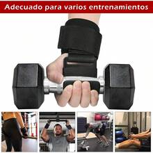 DQST Gancho con Muñequera para GYM, Straps para Gym para Levantamiento de Pesas, Straps de Gancho con Muñequera para hombres mujeres, Adecuada para Levantamiento de Pesas, Dominadas, Peso Muerto. - rojo - Ver 9