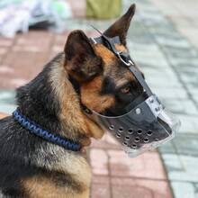 Maulkorb für mittelgroße und große Hunde, Anti-Biss, Anti-Bellen, verhindert Fresssucht, geeignet für Deutsche Schäferhunde, Golden Retriever, Samojeden und andere Rassen