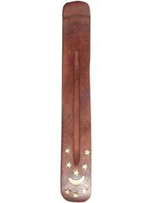 Yajna Traditional-Handmade-Wooden-Incense-Stick-Strip-Holder Ash-Catcher-Stand-Aromatherapy-Meditation-Yoga (Incense Holder 10 Inch(1 Pcs) - Inner Peace,10 Inch - View 1