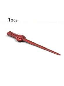 1 قطعة سيف قابل للتمدد بتصميم برج الطابعة ثلاثية الأبعاد، لعبة سيف ملون قابل للتمدد كأداة لتخفيف التوتر (نظرًا لخصائص المواد، جسم السيف هش نسبيًا، لا تستخدمه بعنف ولا تحاول ثنيه)