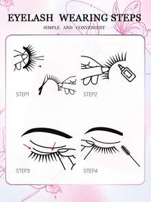 10 Pairs 6D Fluffy False Eyelashes - D Curl, 6-14mm - Dramatic Lashes For Voluminous Eye Makeup, Handmade Reusable Short Natural Lashes - Natural Lashes - View 5