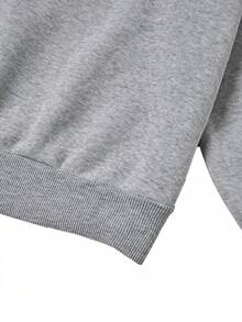 Moletom de lã tamanho europeu com gola redonda, respirável e macio, com estampas coloridas que adicionam um toque fashion