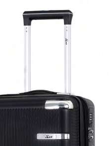 High Quality Carry-On Suitcase, 4 Double Wheels, 360 Degree Rotation, 9kg - Black - View 2