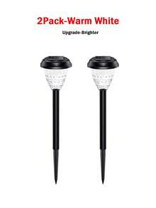6Pack Ultra Bright Solar Outdoor Lights Decorative, Faster Charge Solar Pathway Garden Lights Up To 12H Auto On/Off, Solar Lights Outdoor Waterproof For Walkway Yard Lawn(1/2/6Pack) - Multicolor - View 15