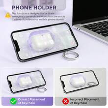 Funda protectora de silicona suave con kit de limpieza, compatible con Apple de 4ta generación - Multicolor - Ver 4