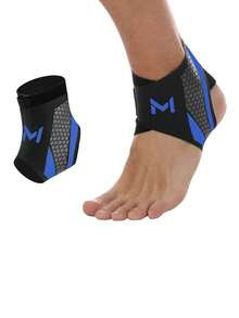 1pc Sports Ankle Support Brace, Breathable Compression Elastic Ankle Guard For Basketball, Football Anklet Gym Accessories