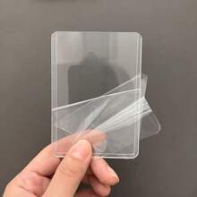 100/50 piezas Estuche de tarjeta de plástico duro, Caja protectora de 3x4 pulgadas | Juego a granel para tarjetas deportivas (fútbol/balonceémon), listo para regalar y resistente a los arañazos - Multicolor - Ver 5