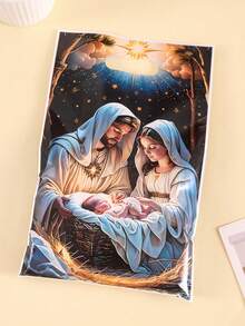 10/20/50 chiếc Túi quà Giáng sinh bằng nhựa Thiết kế cảnh Chúa Jesus ra đời Túi cầm tay có thiết kế Bethlehem Đêm đầy sao theo mùa Mùa đông xứ sở thần tiên Túi quà tặng đa năng Đồ trang trí Giáng sinh vui vẻ cho gia đình Năm mới 2025 2026 Túi đóng gói quà Giáng sinh Đồ trang trí Giáng sinh Đồ ngủ Giáng sinh Quà tặng Giáng sinh Đồ trang trí Giáng sinh - Nhiều màu - Xem 10