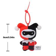 Justice League 9cm Soft Plush Keychain Justice League Batman Superman Harley Quinn Joker Cute Cartoon Movie Dolls Creative Christmas Gifts