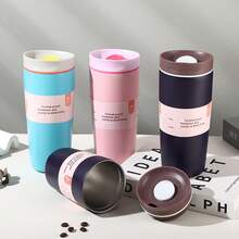 1 caneca de viagem com isolamento a vácuo de aço inoxidável de 12 oz/20 oz, xícara de café portátil adequada para carro, escritório, casa, acampamento, recipiente moderno para bebidas, recipiente doméstico durável, material, companheiro de viagem ao ar livre/presente de Natal