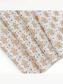 30 pièces Papier fin motif bonhomme en pain d'épices, 50 cm x 35 cm Papier cadeau, convient pour mariage, Noël, emballage cadeau d'anniversaire, remplissage de bouquet, cadeaux de fête, papier cadeau décoratif de Noël, décoration de pain d'épices