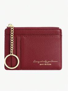 BATSIOE New Mini Zipper Change With Multiple Card Slots And Keychain Function Card Wallet Wallet Keychain For Women Wallet Purse Wallet Small Wallet