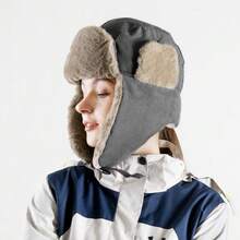 Men Women Winter Warmer Hat Russian Ushanka Aviator Hats Snow Skiing Hat Cold Weather Outdoor Hunting Hiking Warm Hats With Ear Flaps