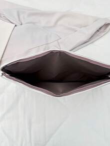 Capa organizadora minimalista de luxo com textura de crocodilo para notebook e tablet, em vários tamanhos. Capa protetora para laptop, bolsa para computador, resistente à água, ideal para viagens. - Branco - Ver 8