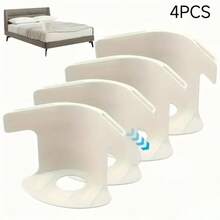 Bed Sheet Fixer 4Pcs Heavy-Duty Bed Sheet Stand - Anti-Slip Mattress Strap, Suitable For All Sizes Of Bed Sheets, Easy To Install For Use, Modern Mattress Fixer, Household Daily Use, Bedding Items (White) - White - View 14