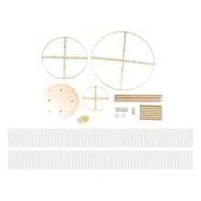 SHIOUCY Hochzeit Gold Kristall Blumenständer, Runder Sockel, Kristall Blumenständer - 1PC - Übersicht 11